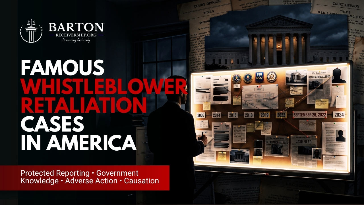 Timeline of landmark U.S. whistleblower retaliation and public-employee speech cases